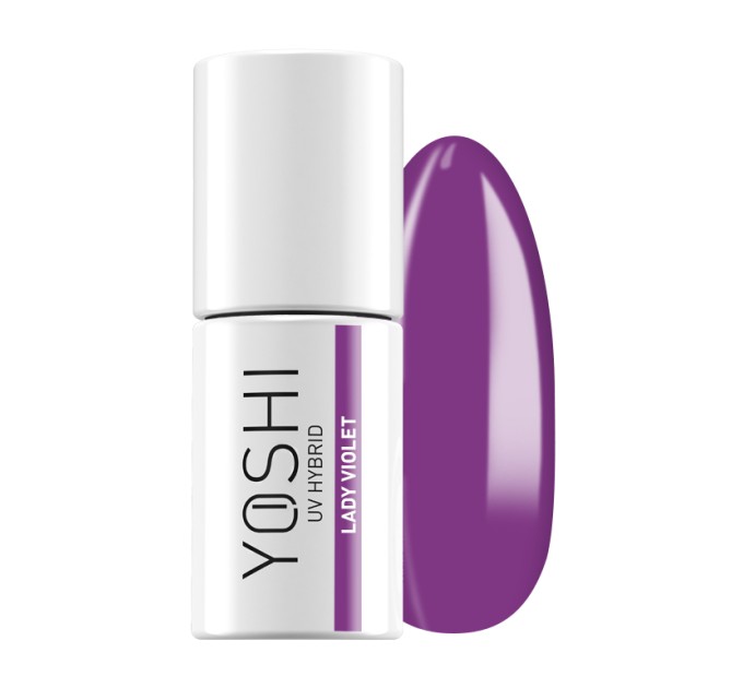  UV LED hybridní lak  Lady Violet 6 ml - 126