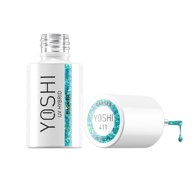 UV LED hybridní lak  Dasher 6 ml - 411 
