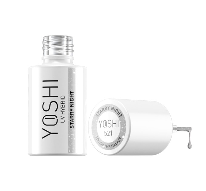 UV LED hybridní lak Starry Night 6 ml - 521