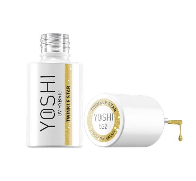 UV LED hybridní lak Twinkle Star 6 ml - 522