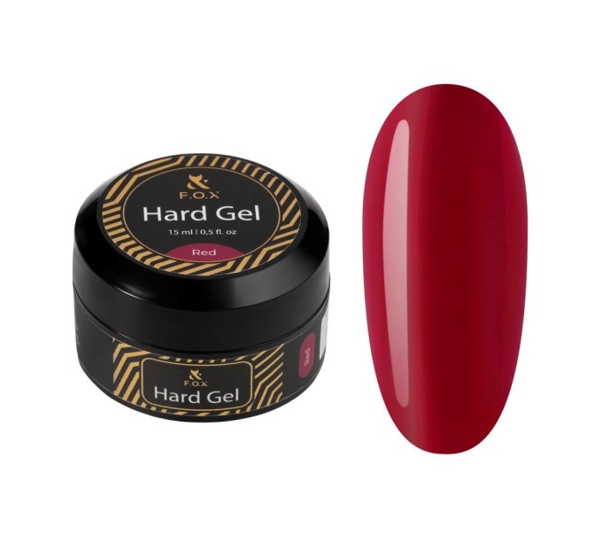 F.O.X Hard gel Red, 15 ml
