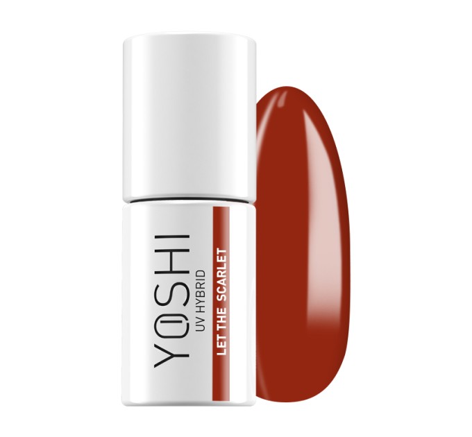 UV LED hybridní lak Let the Scarlet 6 ml - 604