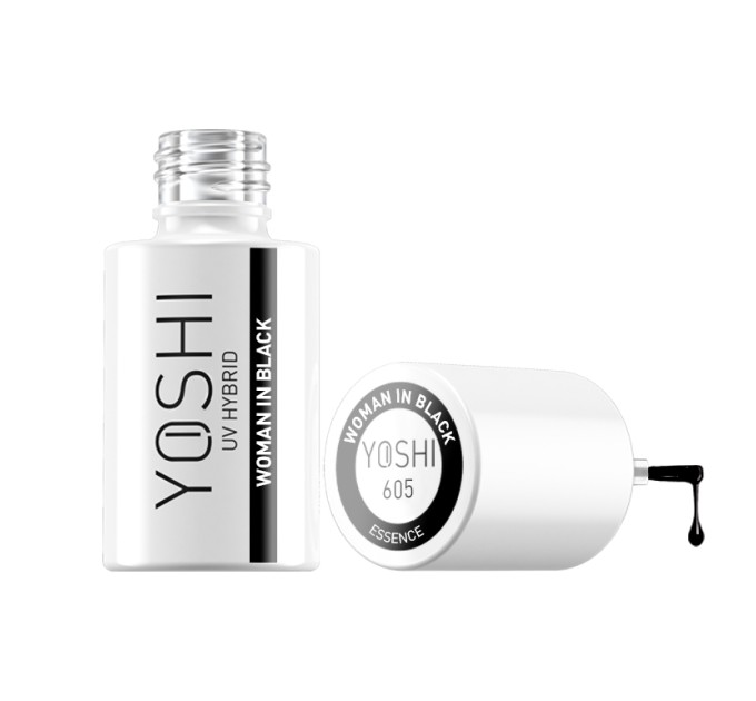 UV LED hybridní lak Woman in Black 6 ml - 605