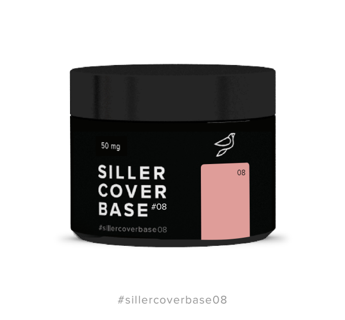 Podkladové barevné UV gely Siller Cover Base, 008, 50 ml