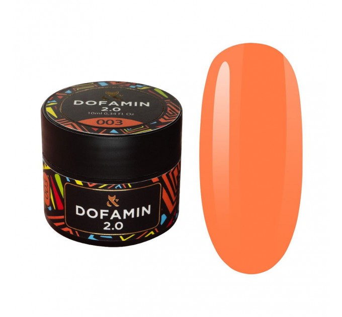 Podkladové barevné UV gely F.O.X Base Dofamin 2.0 003, 10 ml