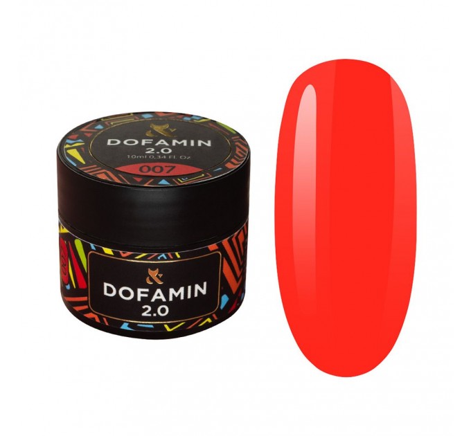 Podkladové barevné UV gely F.O.X Base Dofamin 2.0 007, 10 ml