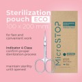 Крафтпакеты для стерилизации с индикатором MicroSTOP 100×200 мм, 100 шт, ECO
