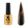 F.O.X. Гель-лак  Cat Eye Galaxy 001, бронзово-золотой  7 ml