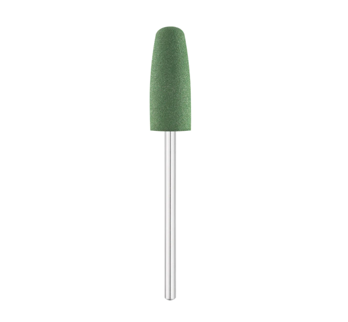 Резиновая фреза Exo зеленый цилиндр, закругленная, диаметр 8,0 мм /320