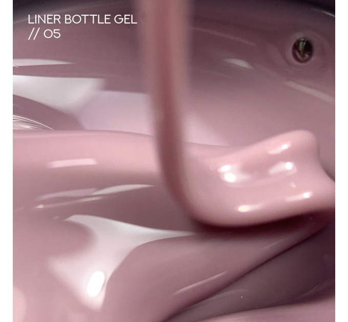 UV Gel Siller Bottle Liner Gel No05 (růžový), 15 ml