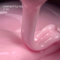 UV Gel Siller Bottle Liner Gel No06 (výrazně růžový), 15 ml