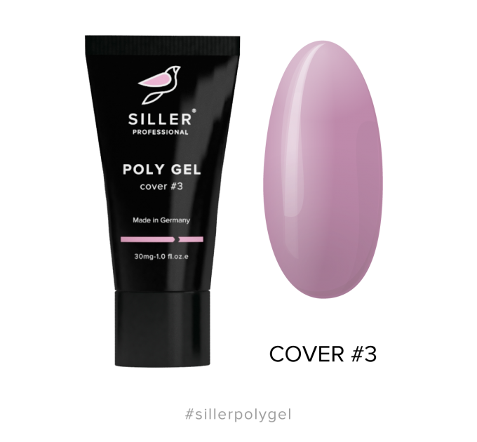 Siller Polygel Cover 03 - polygel na nehty (růžový), 30ml