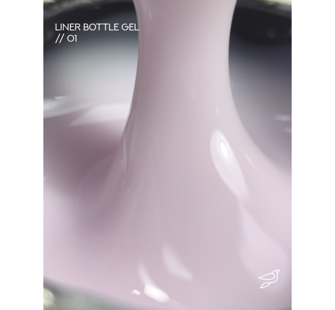 Гель Siller Bottle Liner Gel No01 (бело-розовый) 15мл