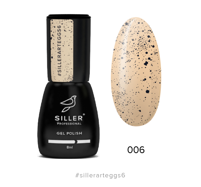 Гель-лак Siller Art Eggs, 006, 8ml