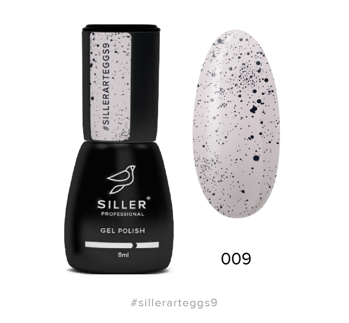 Гель-лак Siller Art Eggs, 009, 8ml