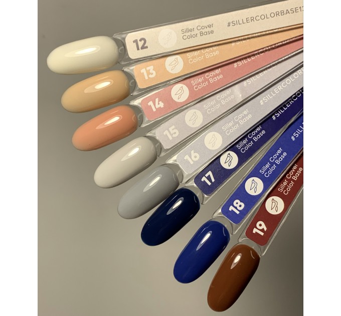 Podkladové barevné UV gely Siller Color Base, 014, 8 ml