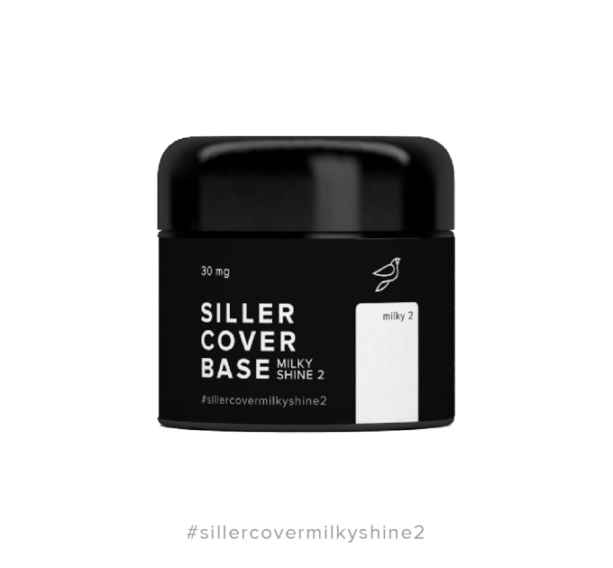 Podkladové barevné UV gely Siller Cover Base Milky Shine, 2, 30 ml