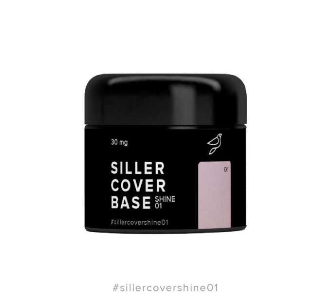 Podkladové barevné UV gely Siller Cover Shine, 01, 30 ml