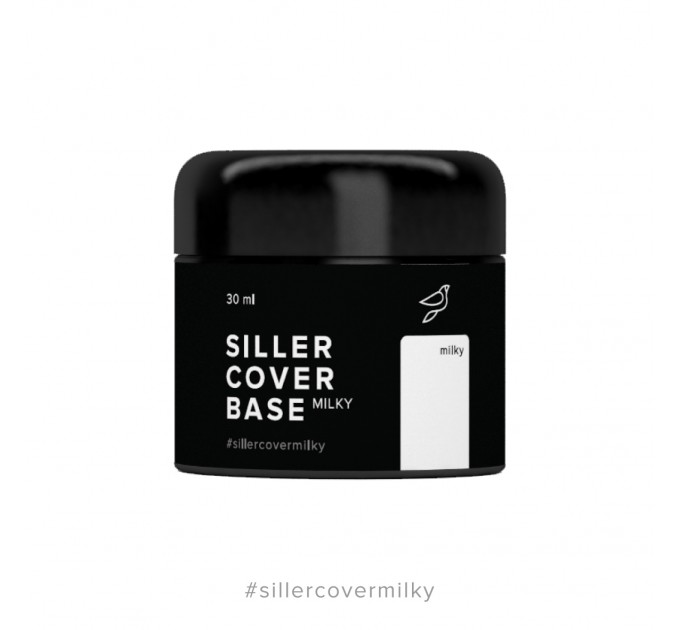 Podkladové barevné UV gely Siller Cover Milky, 30 ml