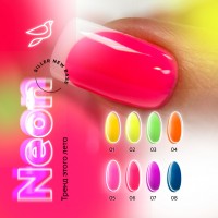 Цветные базы Siller Neon, 01, 8 ml