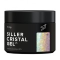 UV Gel Siller Crystal 05 (s duhovým stříbrným třpytem), 15 ml