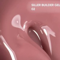 UV Gel Siller Builder Gel 02 (růžovo-béžový), 30 ml