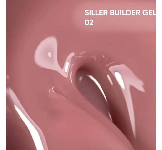 Камуфляжный моделирующий гель Siller Builder Gel 02 (розово-бежевый) 30 мл