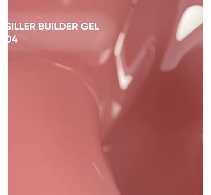UV Gel Siller Builder Gel 04 (broskvově růžový), 30 ml