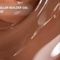 Камуфляжный моделирующий гель Siller Builder Gel 08 (темно-бежевый) 30 мл