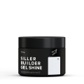 Камуфляжный моделирующий гель Siller Builder Gel Shine 02 (молочный с глиттером), 15 мл
