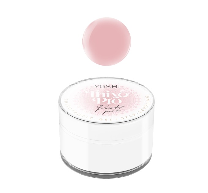 YOSHI Samonivelační gel Thixo PRO Gel UV LED Powder Pink  15 ml