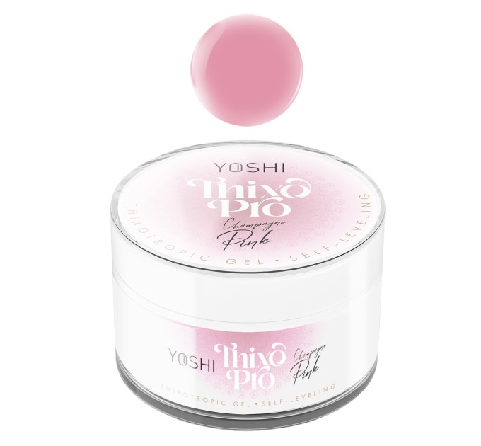 YOSHI  Samonivelační gel Thixo PRO Gel UV LED Champagne Pink 15 ml