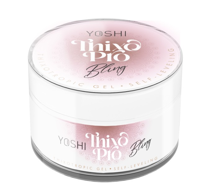 YOSHI  Samonivelační gel Thixo PRO Gel UV LED Bling 15 ml