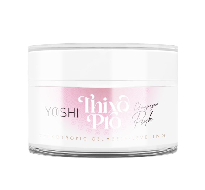 YOSHI  Samonivelační gel Thixo PRO Gel UV LED Champagne Pink 15 ml