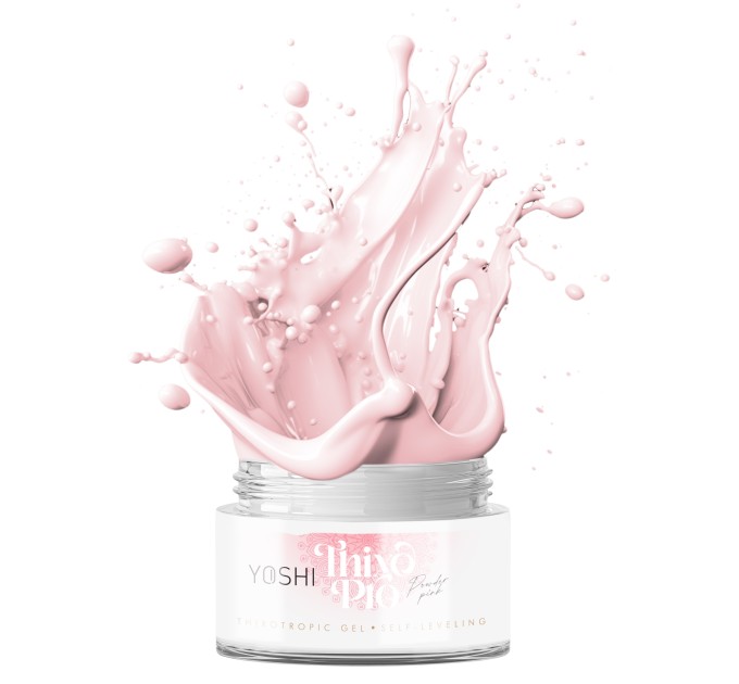 YOSHI Samonivelační gel Thixo PRO Gel UV LED Powder Pink  15 ml