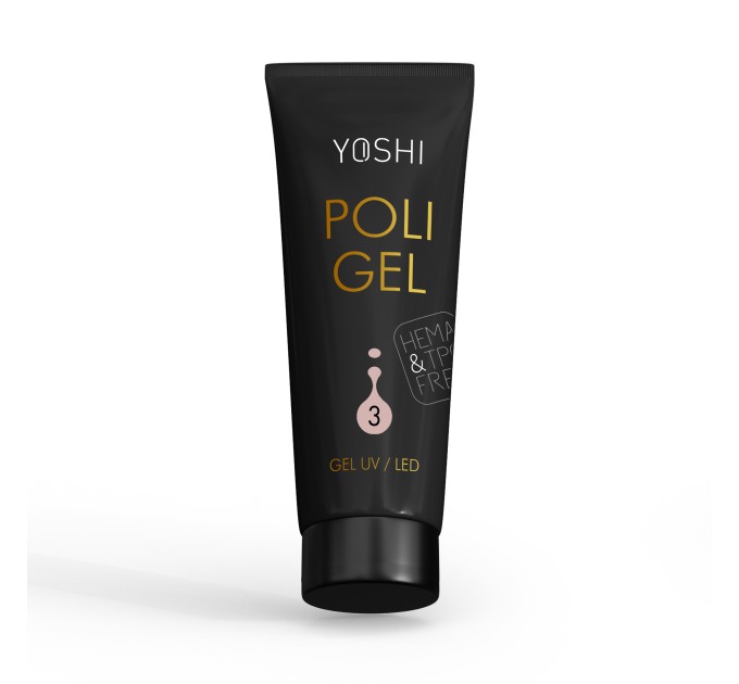 YOSHI UV LED akrylo-gel Poligel No3